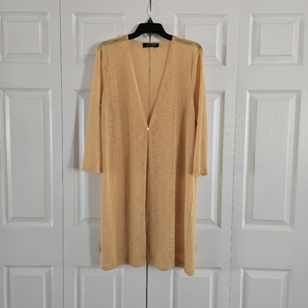 Kasper Women's Cardigan in Light Tan